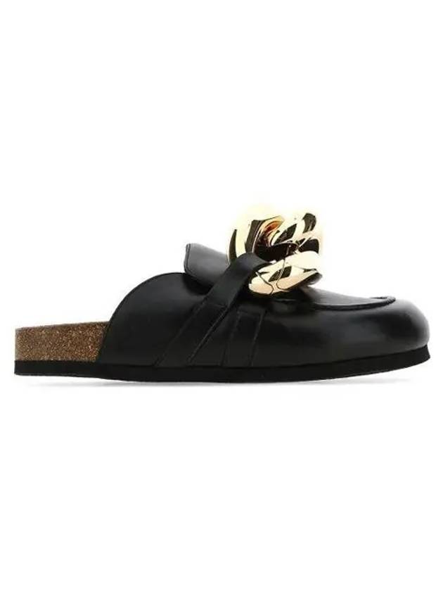 Women's Bold Chain Bloafer Black - JW ANDERSON - BALAAN.