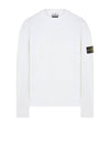 Stretch Cotton Fleece Mock Turtleneck Sweatshirt White - STONE ISLAND - BALAAN 9