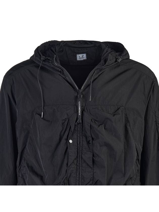 Chrome-R Hooded Jacket Black - CP COMPANY - BALAAN 5