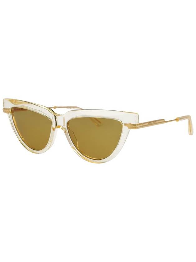 Sunglasses BV1265S 004 TRANSPARENT YELLOW - BOTTEGA VENETA - BALAAN 3