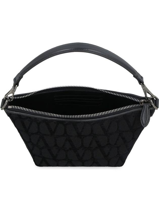 Iconographe Cotton Shoulder Bag Black - VALENTINO - BALAAN 7