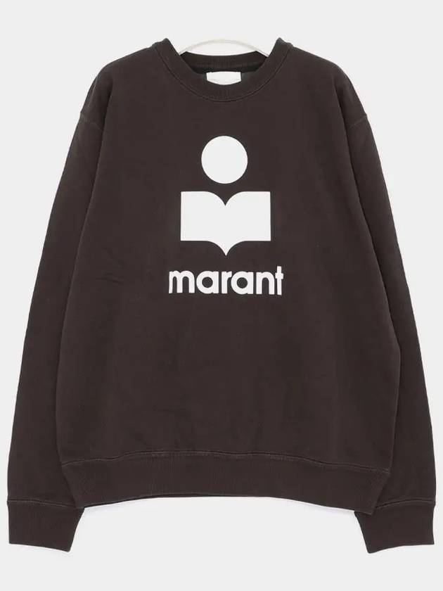 Mikoy Logo Print Sweatshirt Black - ISABEL MARANT - BALAAN 3