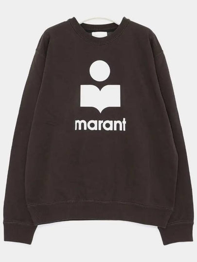 Mikoy Logo Print Sweatshirt Black - ISABEL MARANT - BALAAN 2