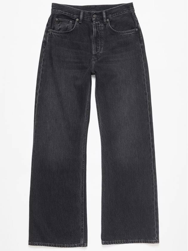 High Rise Loose Fit Jeans Black - ACNE STUDIOS - BALAAN 2