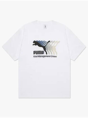 LMC Motion Short Sleeve T Shirt White - PUMA - BALAAN 1