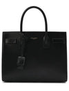 Sac De Jour Small Smooth Leather Baby Tote Bag Black - SAINT LAURENT - BALAAN 3