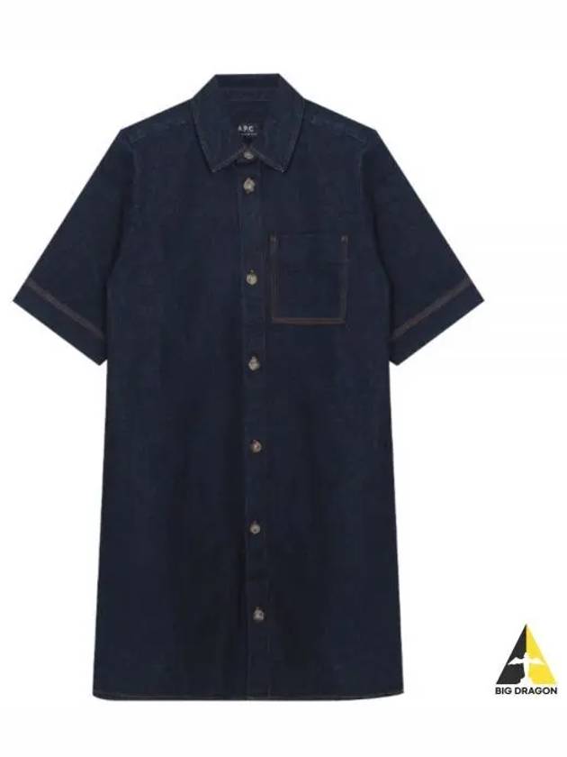 Lopez Short Dress Navy - A.P.C. - BALAAN 2