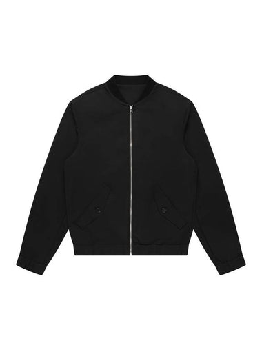 Minimal Two-Way Blouson Jacket Black - SOLEW - BALAAN 1