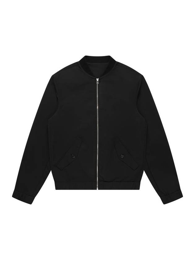 Minimal Two-Way Blouson Jacket Black - SOLEW - BALAAN 2