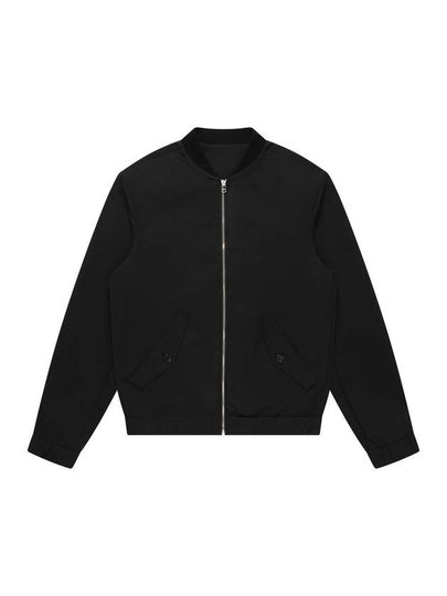 Minimal Two-Way Blouson Jacket Black - SOLEW - BALAAN 2