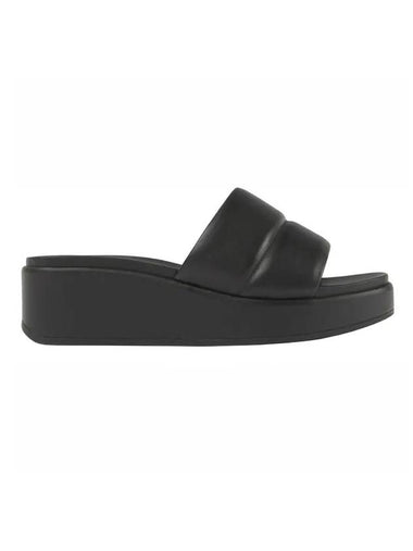 Women's Misia Leather Sandals Black - CAMPER - BALAAN 1