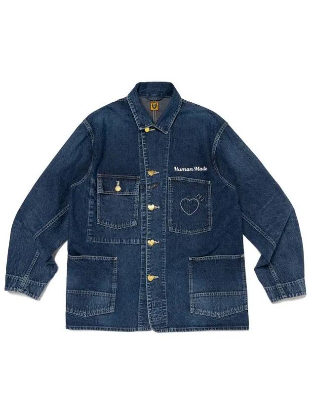 Denim Coverall Future Jacket Indigo HM28JK002 - HUMAN MADE - BALAAN 2