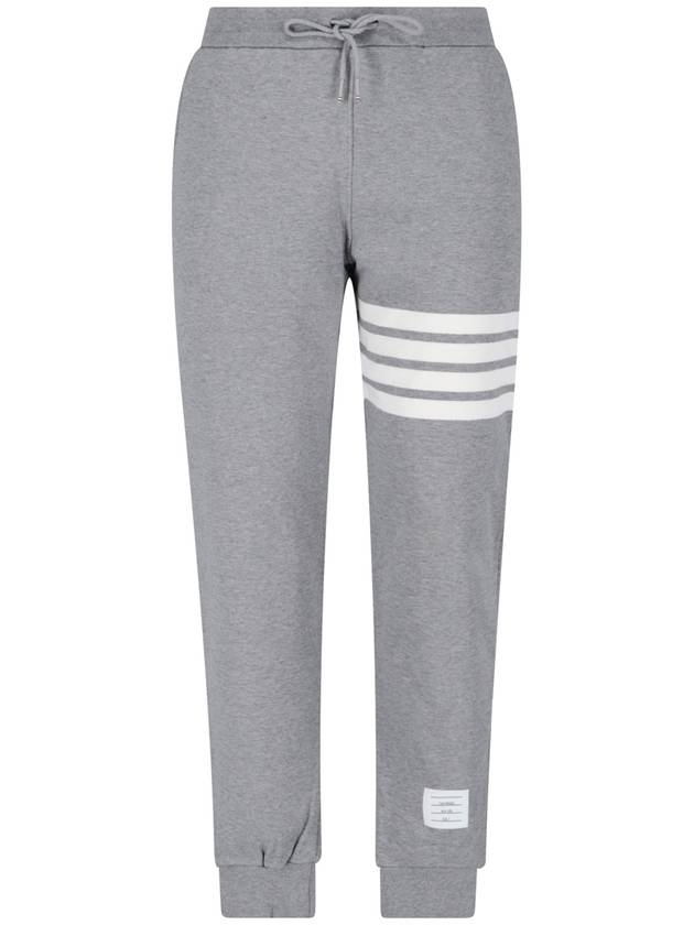 Men's Classic Loopback Engineered 4-Bar Sweatpants Light Grey - THOM BROWNE - BALAAN 2