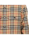 Vintage Check Wool Cotton Over Long Sleeve Shirt Archive Beige - BURBERRY - BALAAN 11