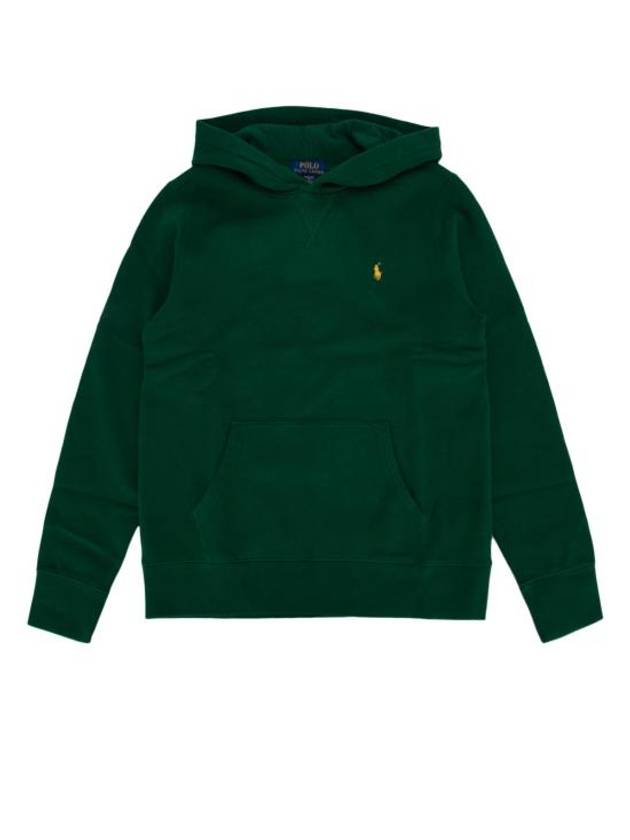 Kids Embroidered Logo Hoodie Green - POLO RALPH LAUREN - BALAAN 1