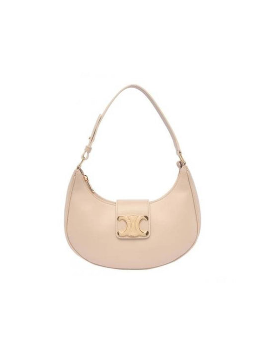 Ava Triomphe Smooth Calfskin Shoulder Bag Nude - CELINE - BALAAN 1