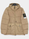 Crinkle Reps Re-Nylon Down Padding Beige - STONE ISLAND - BALAAN 4