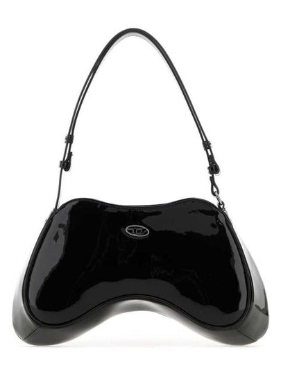 Play Logo Decorated Shoulder Bag Black - DIESEL - BALAAN 2