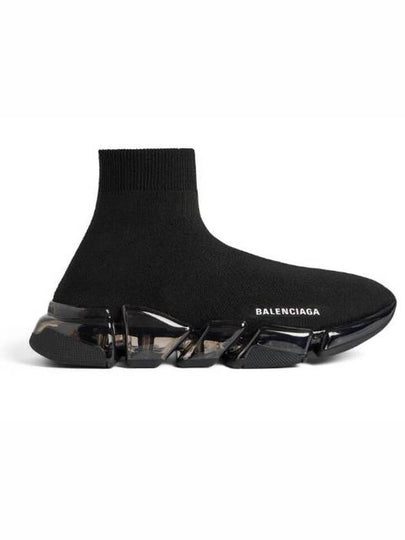 Speed ​​2.0 Stencil High Top Sneakers Black - BALENCIAGA - BALAAN 2