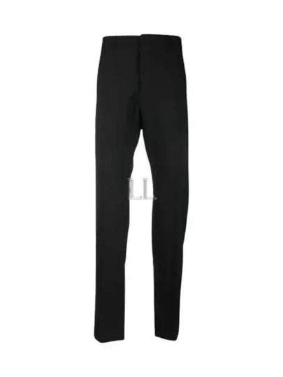 Cigarette Fit Wool Straight Pants Black - AMI - BALAAN 2