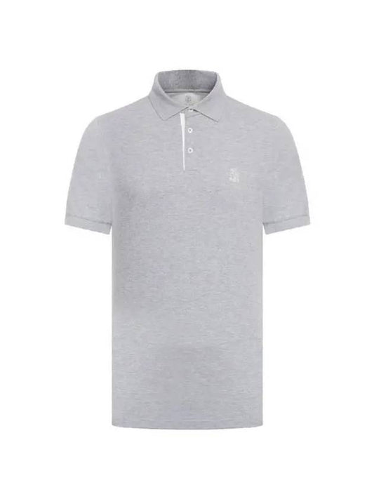 Logo Print Pique Polo Shirt ME8548765COP85 - BRUNELLO CUCINELLI - BALAAN 2