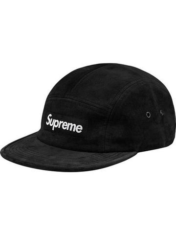 Suede Camp Cap Black - SUPREME - BALAAN 1