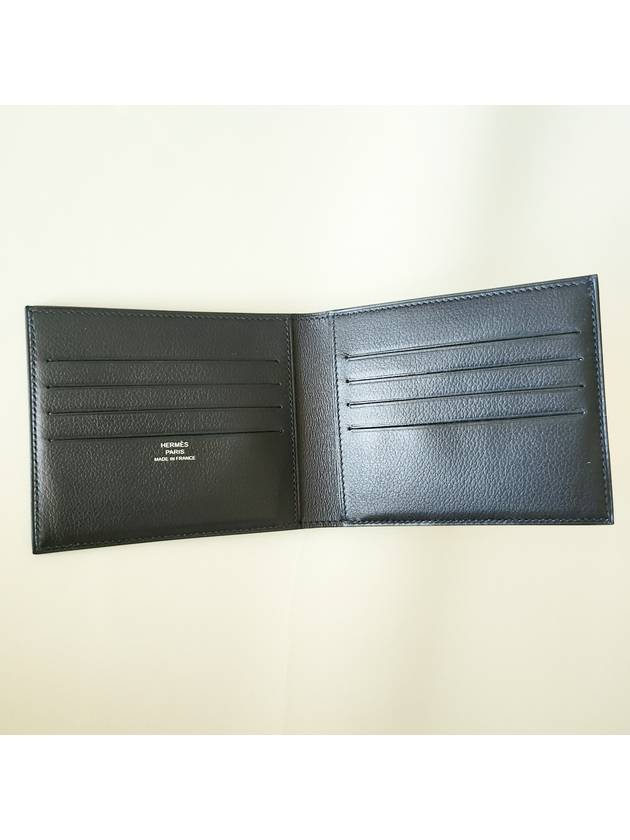 Citizen Twill Card Wallet Black Beige - HERMES - BALAAN 7