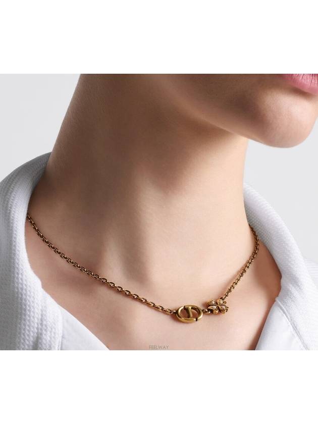 Lucky Charms Necklace Antique Gold - DIOR - BALAAN 3