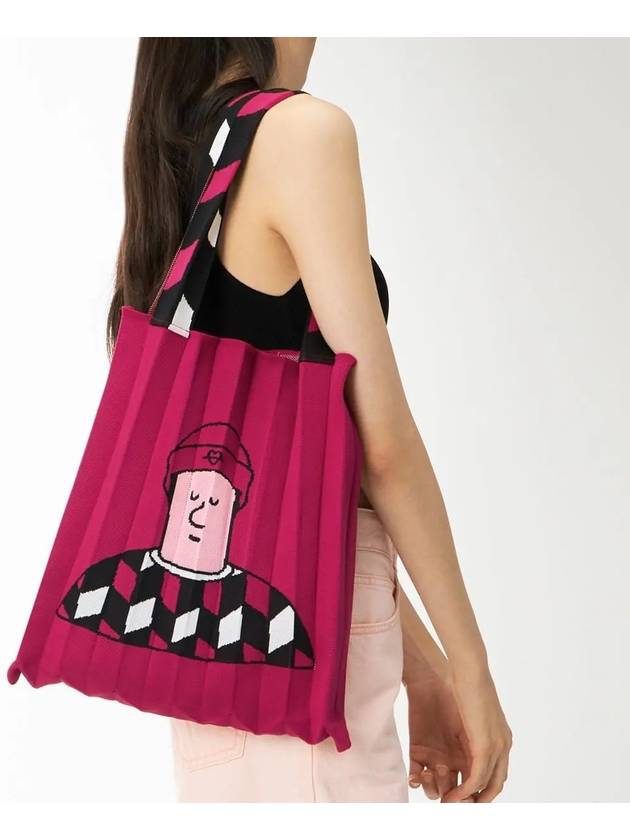 Superfiction Shoulder Bag Magenta - PLEATSMAMA - BALAAN 4