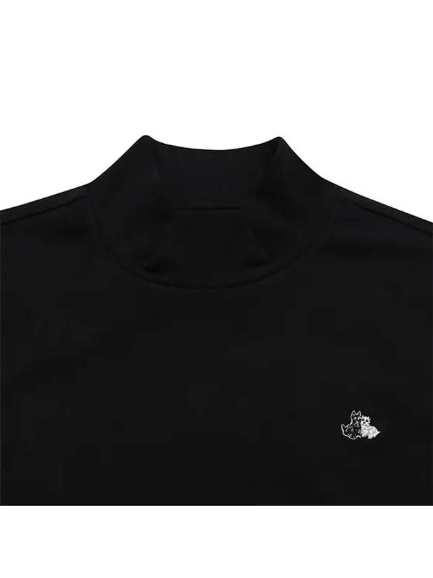 Basic brushed base t-shirt 6903GXIPBLACK - BLACK&WHITE - BALAAN 3