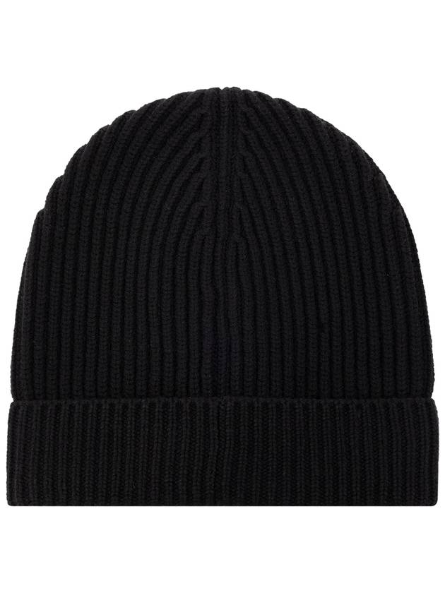 Ribbed Knit Turn-Up Brim Beanie FXL68TJFMU9 - DOLCE&GABBANA - BALAAN 4