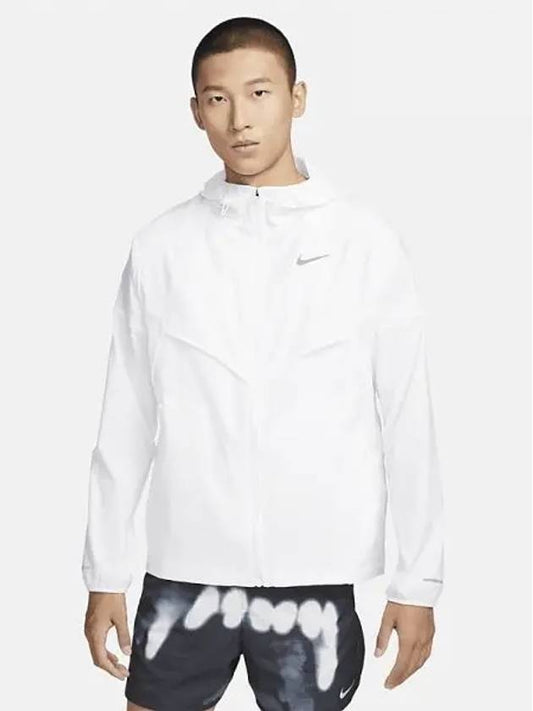 Windrunner Repel Running Track Jacket White - NIKE - BALAAN 2