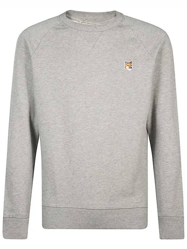 Fox Head Patch Classic Sweatshirt Grey Melange - MAISON KITSUNE - BALAAN 2