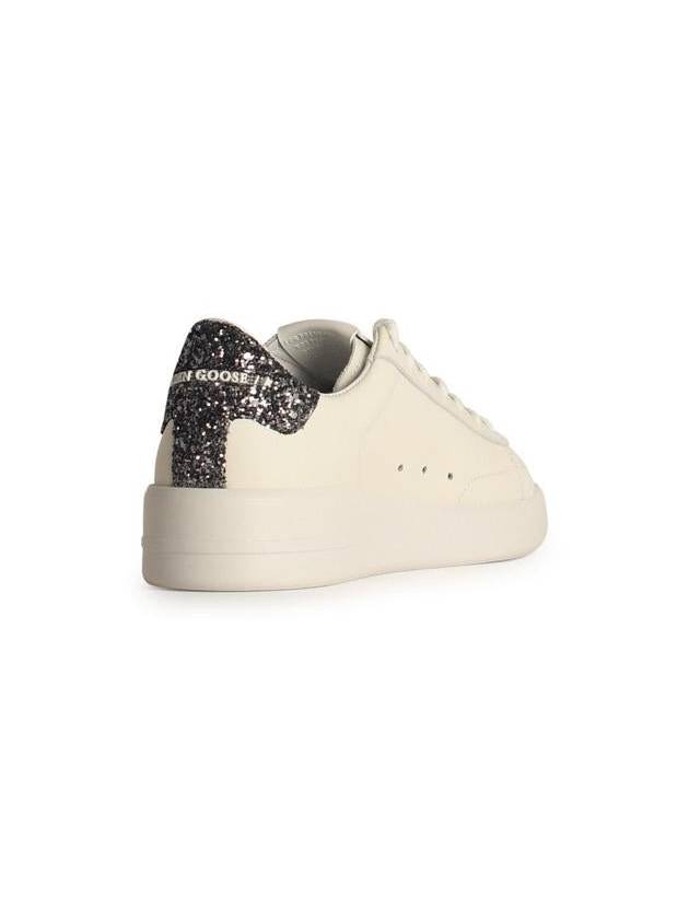 Purestar Leather Low Top Sneakers White - GOLDEN GOOSE - BALAAN 4