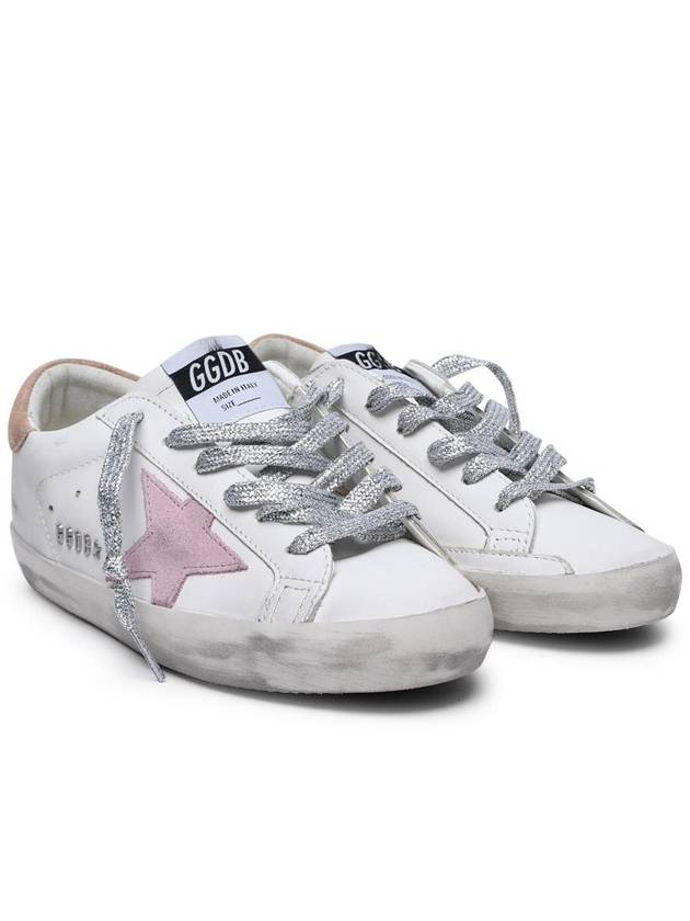 Superstar Low Top Sneakers White Pink - GOLDEN GOOSE - BALAAN 3