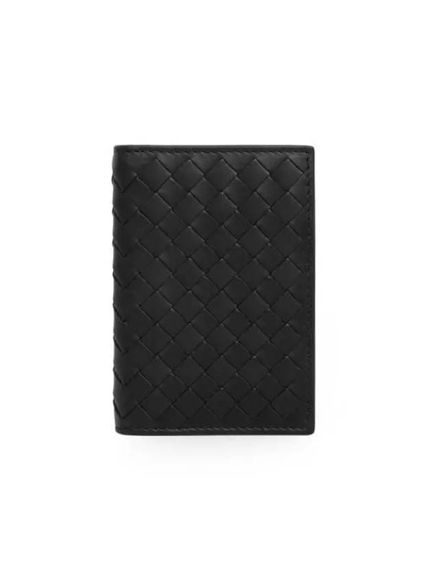 Intrecciato Card Wallet Black - BOTTEGA VENETA - BALAAN 3