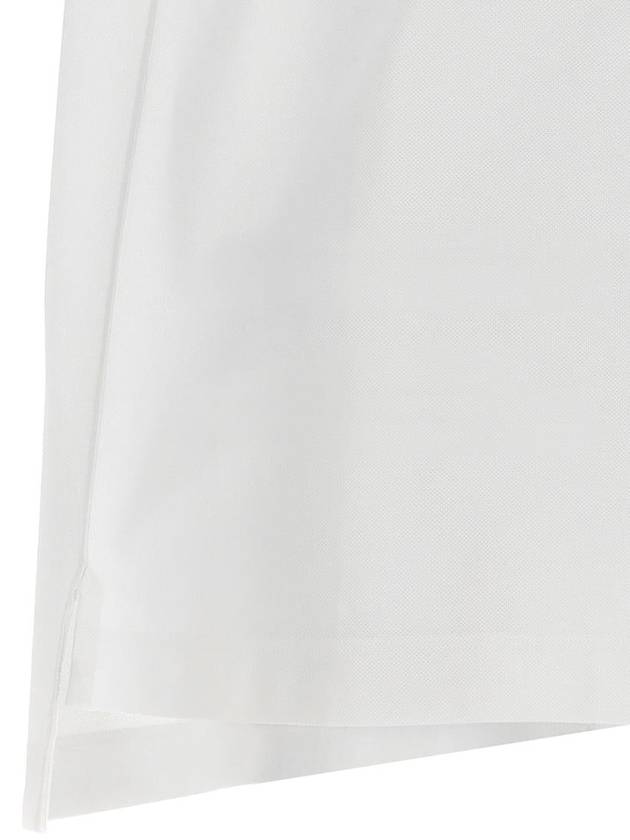 Embroidered Logo Cotton Polo Shirt White - GIVENCHY - BALAAN 5