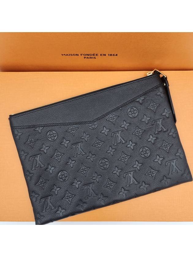 Monogram Daily Empreinte Pouch Bag Black - LOUIS VUITTON - BALAAN 6