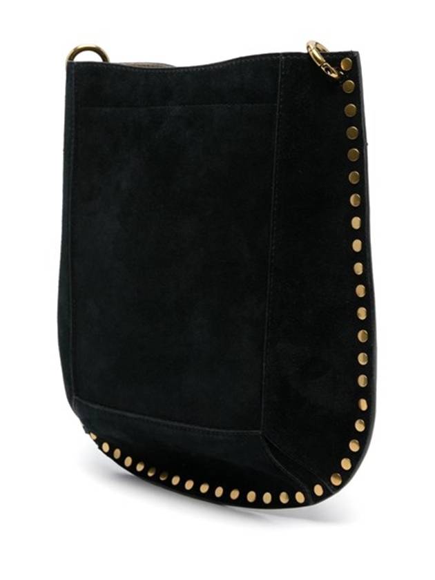 Oskan Hobo Suede Shoulder Bag Black - ISABEL MARANT - BALAAN 3