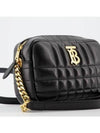 Quilted Leather Mini Lola Camera Shoulder Bag Black - BURBERRY - BALAAN 4