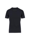 Logo Print Cotton Short Sleeve T-Shirt Black - MAISON MARGIELA - BALAAN 3