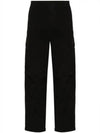 Micro Reps Loose Cargo Straight Pants Black - CP COMPANY - BALAAN 2