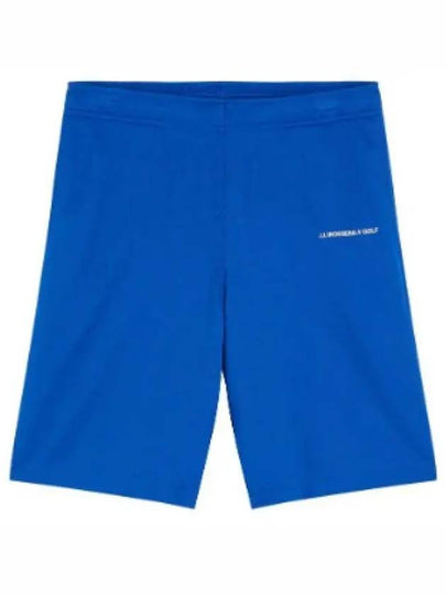 Logo Print Shorts Blue - J.LINDEBERG - BALAAN 2