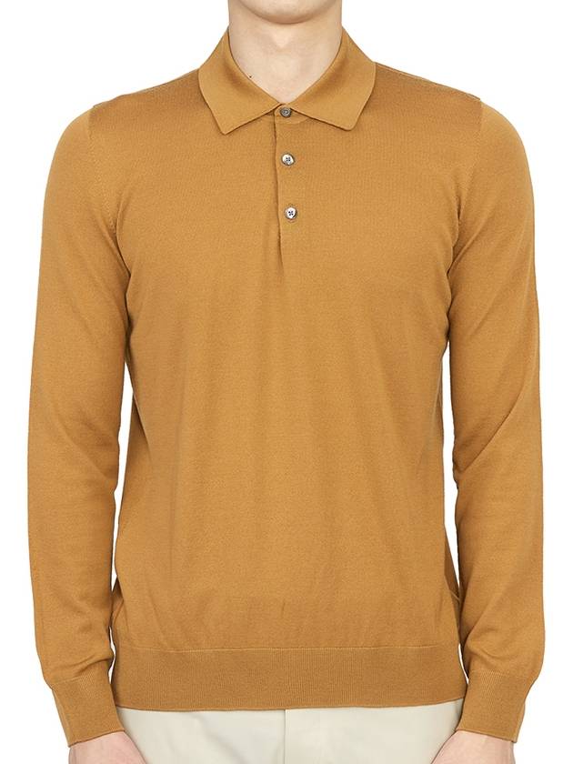 Men's Knit Top Beige - JOHNSTONS OF ELGIN - BALAAN 2