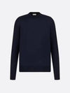 CD Icon Signature Cashmere Jersey Knit Top Navy - DIOR - BALAAN 2