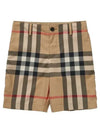 Kids Vintage Check Shorts Beige - BURBERRY - BALAAN 3