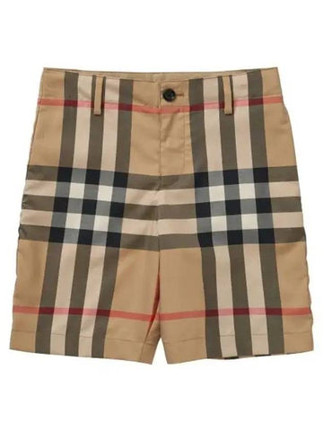 8040998 A7028 Vintage Check Junior Shorts - BURBERRY - BALAAN 1