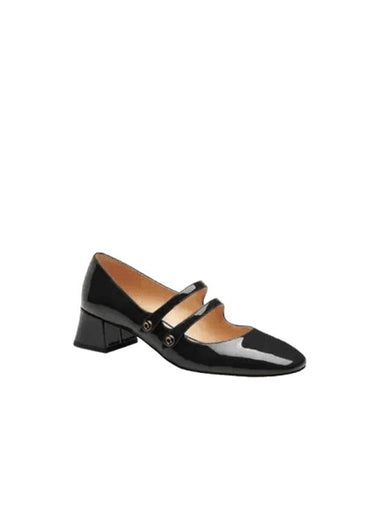 Angelina Mary Jane Flat Black - COACH - BALAAN 1