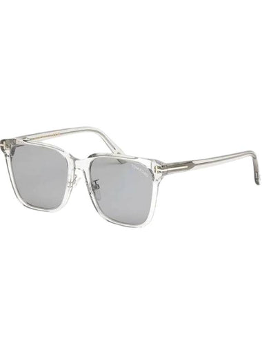 Eyewear Oversized Square Horn-rimmed Sunglasses Silver - TOM FORD - BALAAN 1