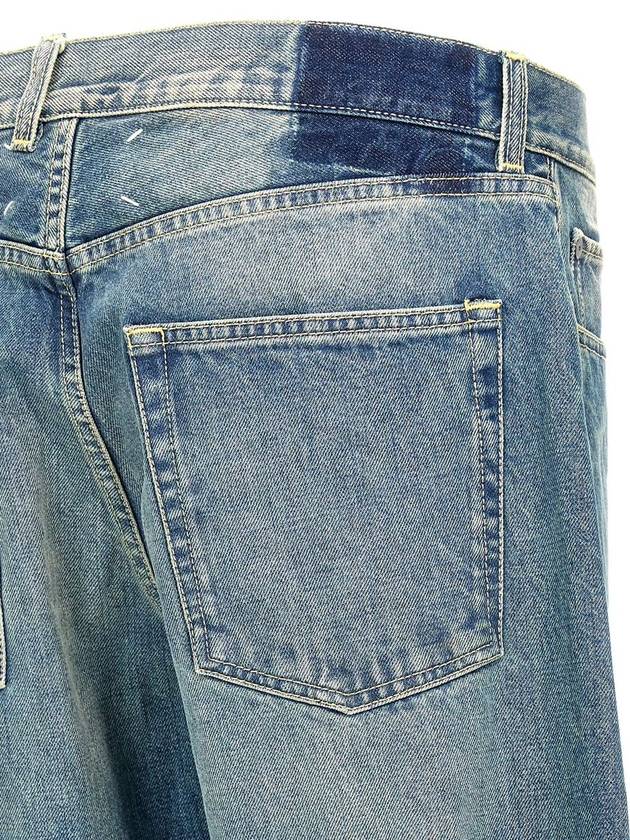 Turn-Up Hem Jeans Blue - MAISON MARGIELA - BALAAN 5